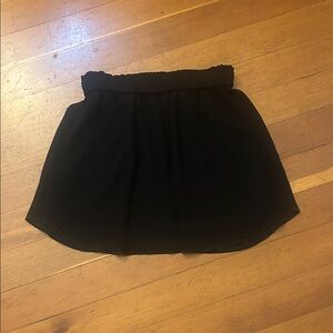 Isabel Marant Black Mini Skirt minimalist French style